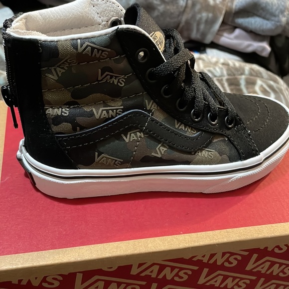 camo high top vans